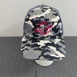 Englewood Beach Florida Trucker Hat Womens Adjustable Gray Camo Mesh Back Strap